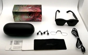 Xreal Air 2 Pro X1003/AR Inteligentne okulary Urządzenie do noszenia Czarne JAPONIA UŻYWANE - Zdjęcie 1 z 15