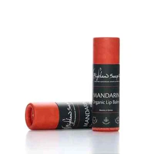 The Highland Soap Company Organic Mandarin Lip Balm 12ml - Picture 1 of 1