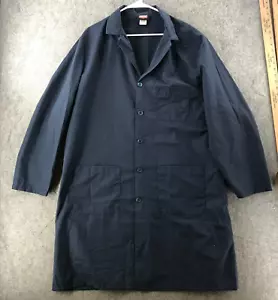 Red Kap Mens Blue Button Front Utility Shirt Jacket Work Casual KP14NV5 Size 48R - Picture 1 of 12