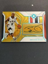 2018-19 Opulence Team USA Auto Dwyane Wade Platinum One Of One 1/1 RARE