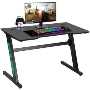 Scrivania Gaming Porta Pc Computer con Luci LED RGB e Tappetino Mouse Pad 80x30 - Foto 1 di 5