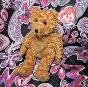 TEDDY the 100th Anniversary Bear✨️ MWNMT very near Mint ✨️ TY Beanie Baby Plush - Picture 1 of 7