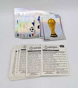 KOREA JAPAN 2002 set completo 35 scudetti figurine Panini WC 02 world cup - Foto 1 di 4