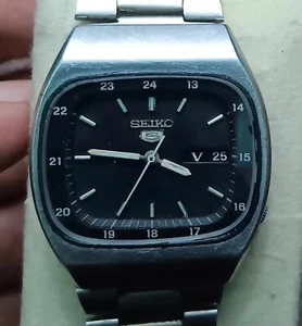 Vintage Seiko 5 Automatic Day Date 6309-523A Men's Watch - June 1983 - Picture 1 of 6