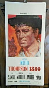 ORIGINAL ITALIENISCHES FILMPOSTER PLAYBILL WESTERN SPAGHETTI THOMPSON 1880 ZURLI - Bild 1 von 1