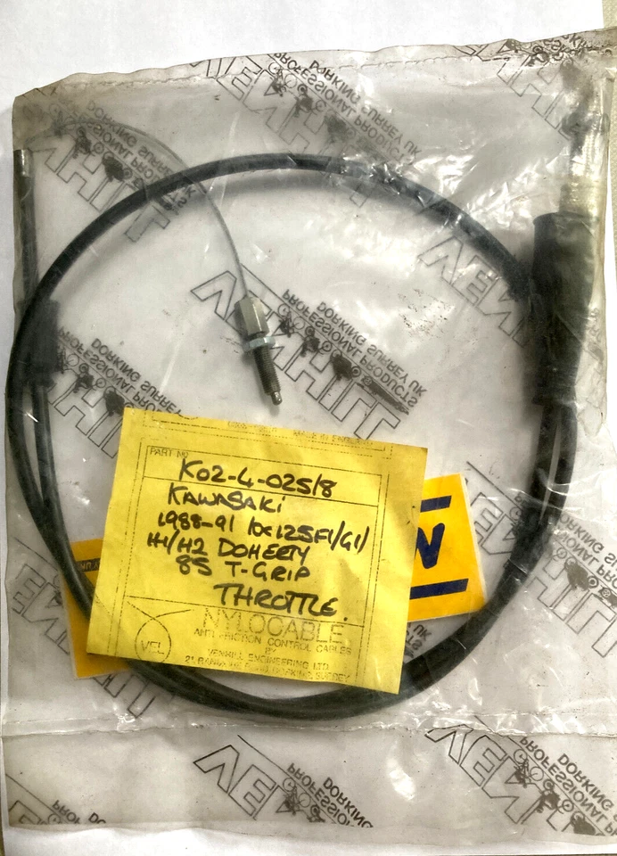 CABLE ACELERADOR VENHILL KAWASAKI KX 125 1988-1991 DOHERTY TWIST GRIP K02-4-025/8 Foto 1 de 3