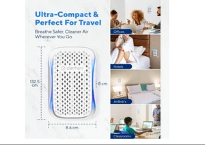 Clarifion DSTx 2.0 Portable Air Purifier (3 Pack) - Plug In Air Ionizer HEPA - Picture 1 of 15