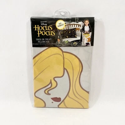 Disney Sanderson Brujas Hocus Pocus Truco o Trato Funda de Almohada Bolso Saco Asas Foto 1 de 2