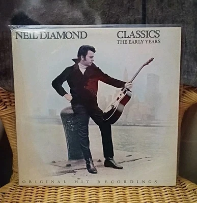 Neil Diamond Classics The Early Hits Original Hit Recordings Vinyl Record Album - Image 1 of 4