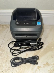 Zebra ZP 450 Thermal Label Printer - ZP450-0501-0006A - Barely Used - Bild 1 von 5