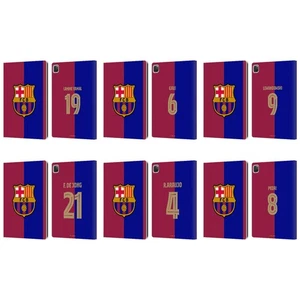 OFFICIAL FC BARCELONA 2024/25 PLAYERS HOME KIT LEATHER BOOK CASE FOR APPLE iPAD - Picture 1 of 12