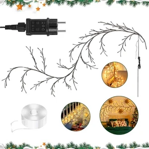 Lichterzweige Schlafzimmer Deko,LED Baum Lampe Dekobaum Belichtet,Lichterkette - Bild 1 von 12