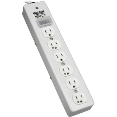 Tripp Lite Surge Protector Power Strip Medical Hospital Metal 6 Outlet 15' Cord - Image 1 of 4