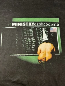 MINISTRY Dark Side of the Spoon Album Band T Shirt XL Black - Picture 1 of 5