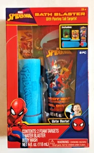 Marvel Spiderman Bad Blaster Set mit schwimmenden Wannenzielen - Neu im Karton (Neu im Karton) - Bild 1 von 5