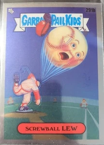 Cubo de basura cromado Topps 2024 niños serie original 7 #291b Screwball Lew - Imagen 1 de 3