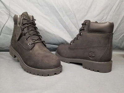 Timberland Niño Pequeño 6 Pulgadas Premium Botas Impermeables Negras Talla 5 ¡NUEVAS SIN CAJA! Foto 1 de 4
