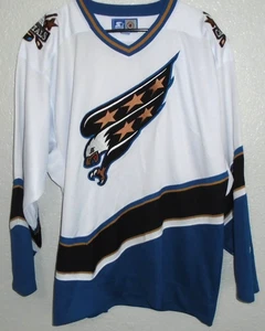 Camiseta deportiva de hockey Screaming Eagle de los Washington Capitals de colección de los 90 - talla L - Imagen 1 de 2