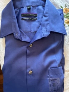 Geoffrey Beene Men's Long Sleeve Dress Shirt Button Down, Size L (16/16 1/2) - Picture 1 of 1