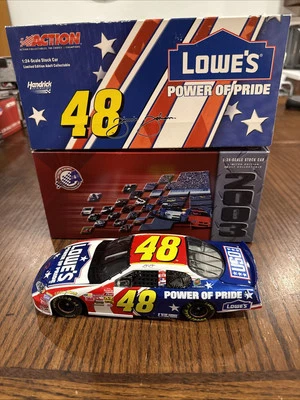 Action 2003 Jimmie Johnson #48 Lowe's / Power Of Pride Chevrolet Nascar Diecast - Image 1 of 4