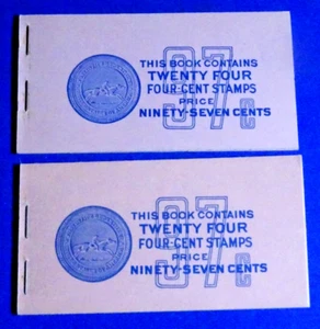US BK109 LINCOLN 4 CENT 97¢ (2) COMPT BOOKLET SC# 1036b (4) MNH NICE CONDITION#2 - Picture 1 of 3