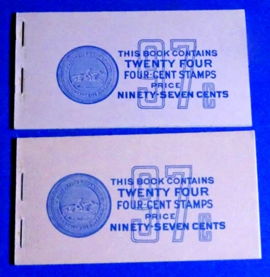 US BK109 LINCOLN 4 CENT 97¢ (2) COMPT BOOKLET SC# 1036b (4) MNH NICE CONDITION#2 - Image 1 of 3