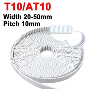 T10/AT10 Open Ended Timing Belt Width 20/25/30/35/40/50mm Synchronous Belt - Picture 1 of 10