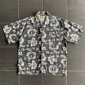 Vintage 90s Rip Curl Button Up Shirt Hawaiian Floral Surfwear Size Large - Picture 1 of 14