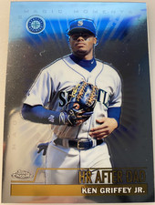 2000 Topps Chrome Magic Moments HR After Dad Ken Griffey Jr. #475  Card!