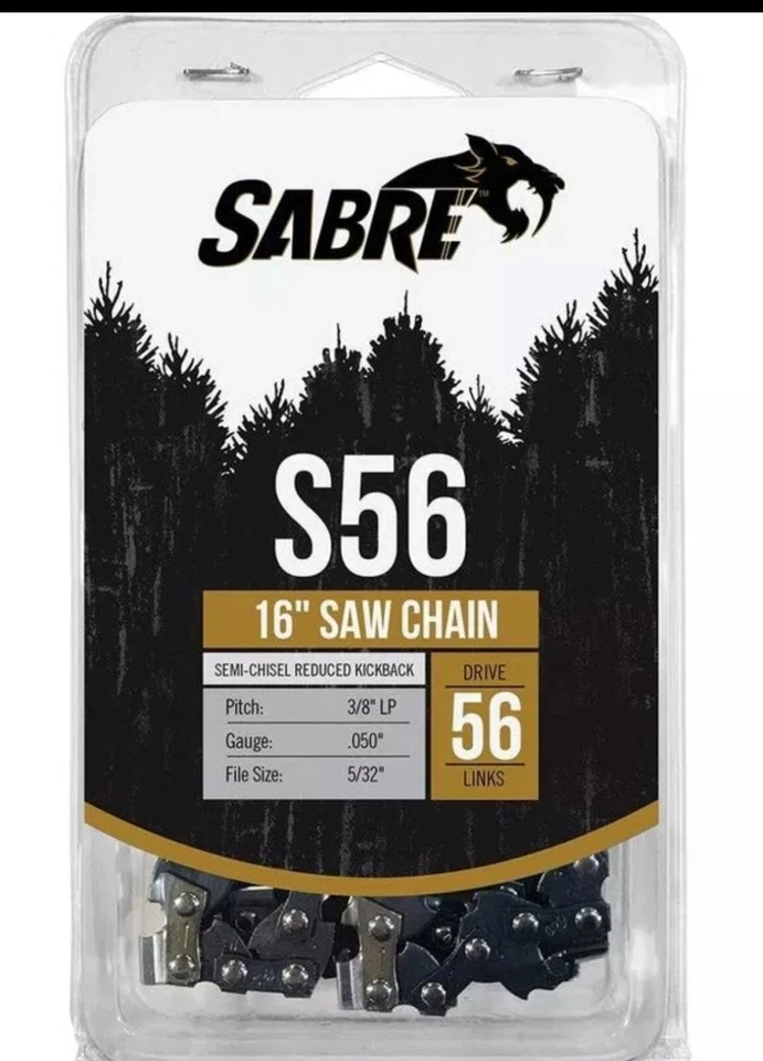 Motosierra 16" 56DL 3/8" LP .050" Semi-Cincel Reducido Retroceso Titanio Husqvarna Foto 1 de 4