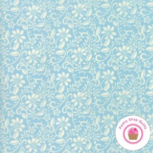 Moda SPELLBOUND Sky Blue Floral 31114 16 Urban Chicks QUILT FABRIC - Picture 1 of 4