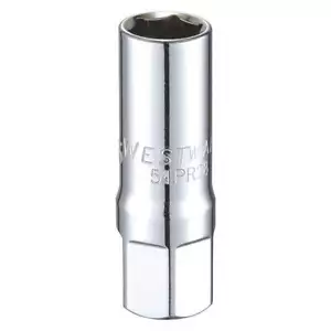 WESTWARD 54PR28 Spark Plug Socket,9/16 in, Steel 54PR28 - Picture 1 of 2