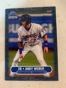 Andy Weber Card 2021 Tennessee Smokies Team Card