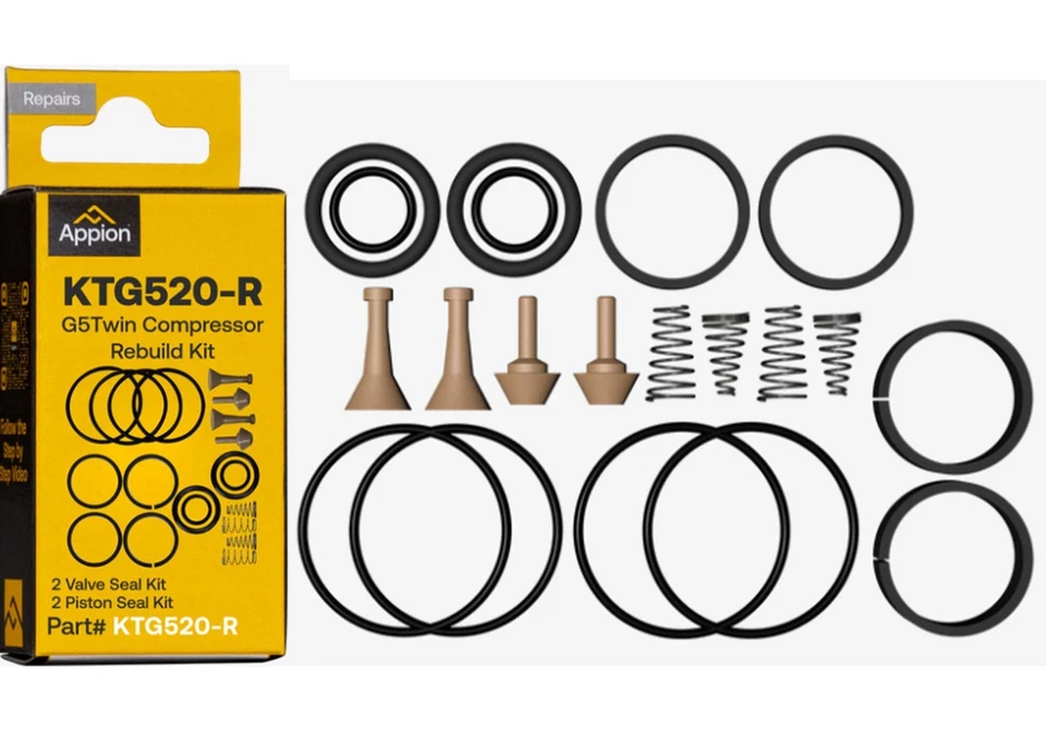 Appion Refrigerant Recovery Unit G5Twin Compressor Seal Repair Kit KTG520-R