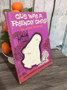 1962 Hardback Gus Was A Friendly Ghost By Jane Thayer - Imagen 1 de 14