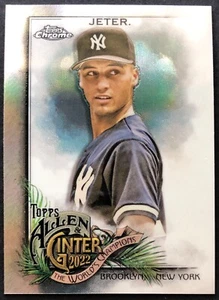 DEREK JETER 2022 Topps Allen and Ginter Chrome Refractor #146 NEW YORK YANKEES - Picture 1 of 2