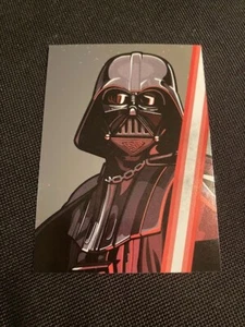 2009 TOPPS STAR WARS GALAXY SERIES 5 CARD SILVER FOIL 14 OF 15 DARTH VADER - Picture 1 of 2