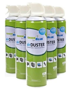 Souffleur de poussière 600 ml dépoussiéreur d'air gaz comprimé avec paille PC portable multipacks UK - Photo 1/17