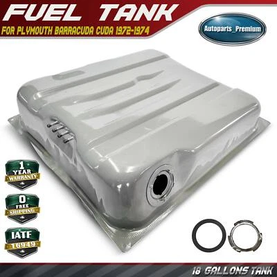 全新 18 加仑油箱 适用于普利茅斯梭子鱼 Cuda 1972 - 1974 带锁环和 O 形环 — 第 1/4 张图片