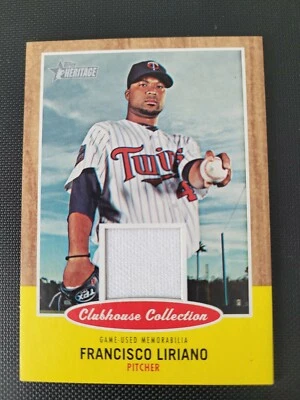 2011 Topps Heritage Clubhouse Collection Relic Francisco Liriano #CCR-FL - Image 1 of 2