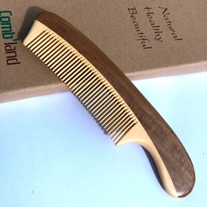 AU Boxwood No-static Pocket Narrow Teeth Wooden Straight Hair Combs Gift - Picture 1 of 1