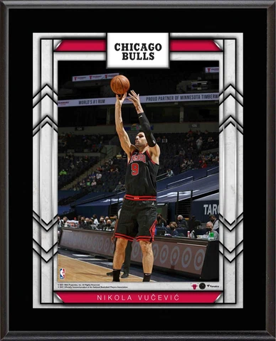 Nikola Vucevic Chicago Bulls 10.5" x 13" Sublimated Player Plaque Cover