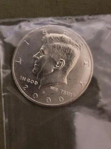 2000 D Kennedy moneta da mezzo dollaro - circolata - Foto 1 di 2