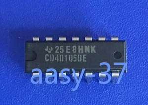 10PCS NEW CD40106 CD40106BE 40106 Hex Schmitt Trigger - Picture 1 of 3