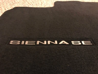 2011-2020 Toyota Sienna SE OEM floor mat set (2pc) Black PT206-08171-20 - Image 1 of 4