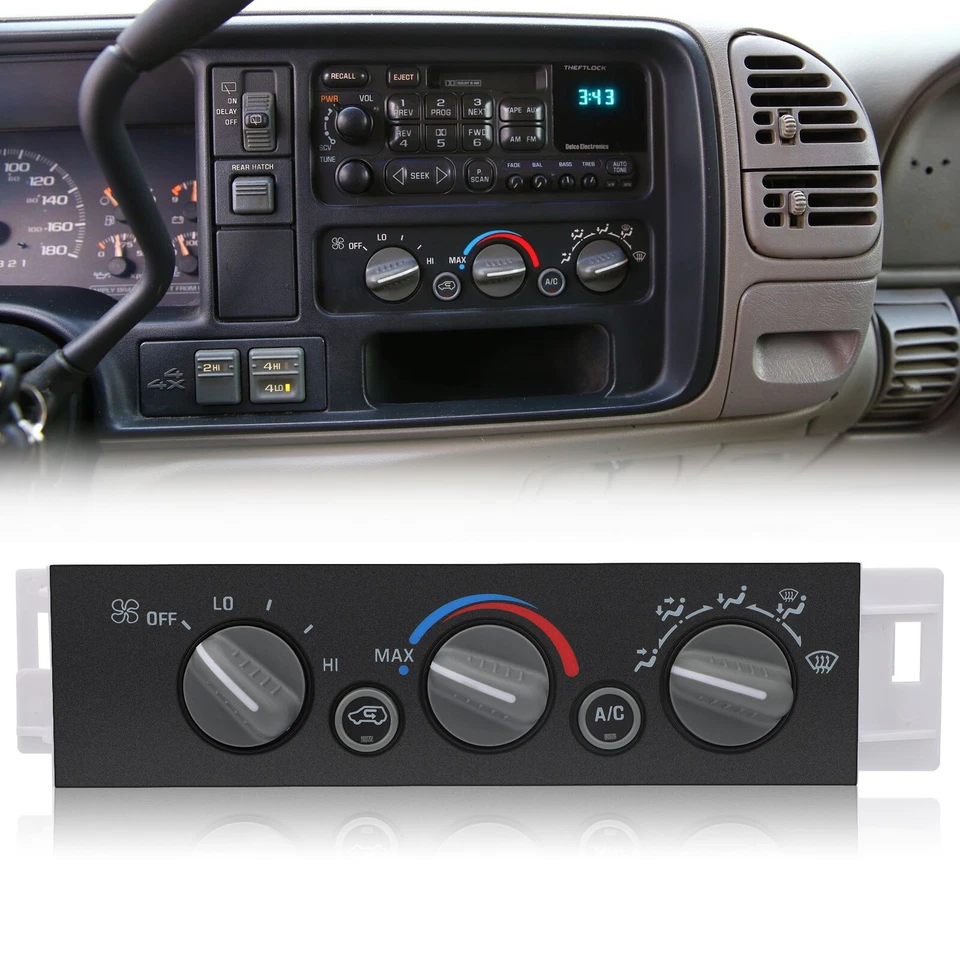 Interruptor de control de clima de calefacción de aire acondicionado 16231175 para Chevy GMC C1500-C3500 K1500-K3500 Foto 1 de 4