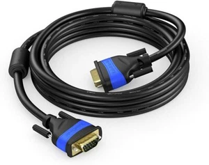 Cable KabelDirekt SVGA, cable VGA macho a macho cables (3 pies) escudo - Imagen 1 de 5