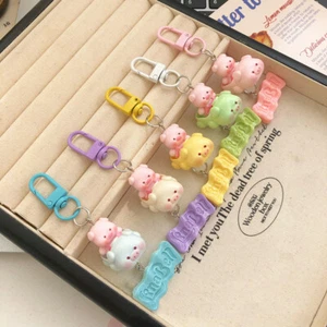 Cute Funny Small Pig Keychain Cartoon Animal Pendant Cute Key Accessories - Picture 1 of 17