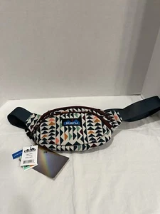 KAVU Spectator Waist Pack Belt Bag Padded Back Adjustable Straps Hike Multicolor - Picture 1 of 7