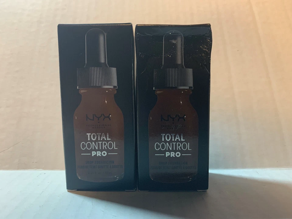 NYX Professional Makeup Total Control Pro Drop Foundation Cocoa 0.43oz - 2 Pack